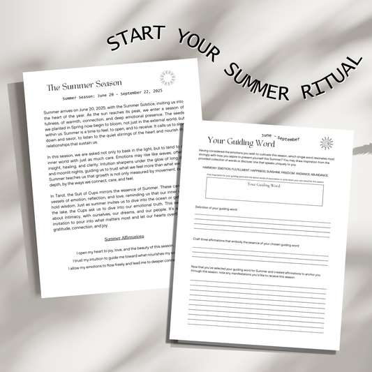 The Seasons Journal, Summer Edition DIGITAL