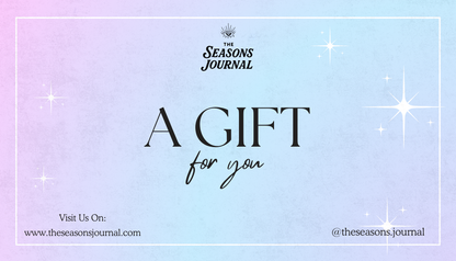 The Seasons Journal Gift Card